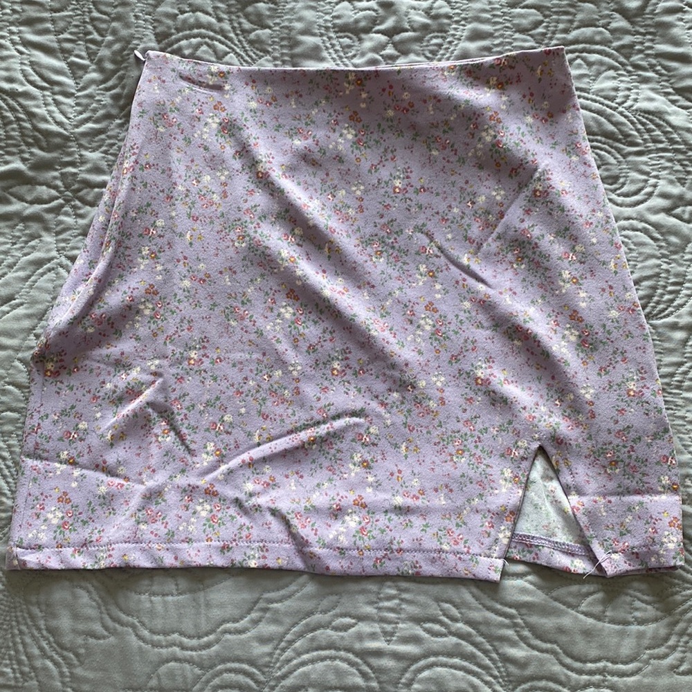 Shein purple skirt